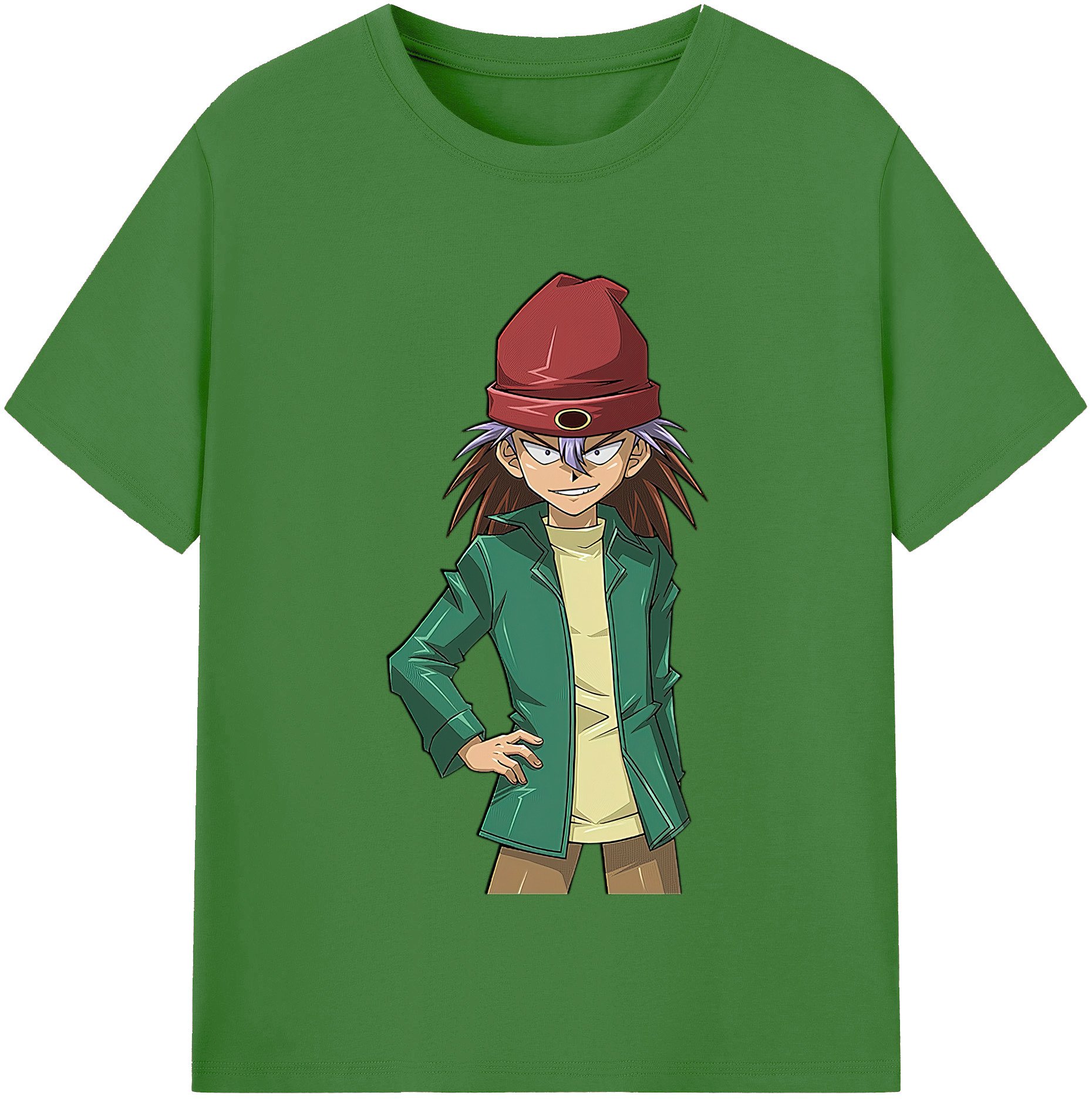 （画像用） 遊☆戯☆王 Yu-Gi-Oh! レディースカジュアルプリントTシャツ（綿100％）